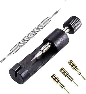 Watch Link Removal Kit, Tools to Adjust and Remove Bracelets, Pin Remover for Sizing Strap,Watch Band Adjustment Tool Kit with Extra Replacement