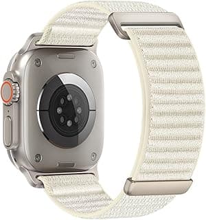 Flosora Compatible with Apple Watch Bands Women Men 49MM 46MM 45MM 44MM 42MM 41MM 40MM 38MM, Nylon Sport Loop Strap for iWatch Series 11 10 9 8 7 6 5 4 3 2 1 SE Ultra