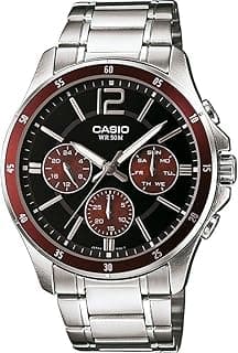 Casio Watch MTP-1374PD-5AVEF, silver, Bracelet