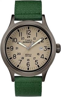 Timex TW4B06800 Mens Expedition Scout Green Fabric Strap Watch