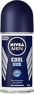 NIVEA MEN Deodorant Roll-on for Men, Cool Kick Fresh Scent, 50ml (Packaging may vary)