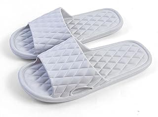 SKY-TOUCH Bathroom Anti-slip Unisex Slippers, Shower Indoor Soft Light Weight Flat Sandals for Indoor Outdoor, Size 36-45