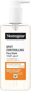 Neutrogena, Spot Controlling Oil-free Facial Wash, Clinically proven formula to tackle stubborn spots, for clear and smooth skin, 200ml
