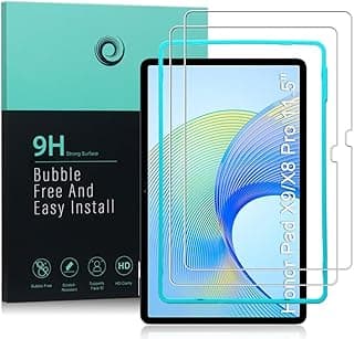 Ibywind Screen Protector For Honor Pad X9/X8 Pro 11.5",with 2Pcs Tempered Glass,[Fingerprint Reader,Easy to install]