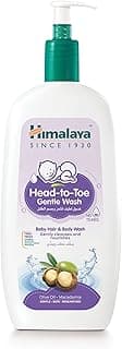 Himalaya Since 1930 Head to Toe Gentle Wash, 800ml – Baby Hair & Body Wash with Olive Oil & Macadamia | Gently Cleanses & Nourishes | No Tears Formula, Free of Parabens, Phthalates & Synthetic Colors