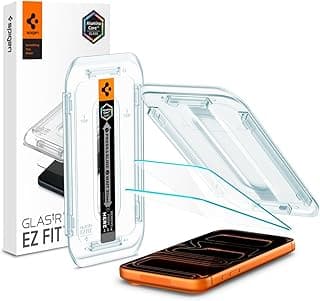 Spigen GLAStR EZ FIT for iPhone 16 Pro Max | iPhone 17 Pro MAX Screen Protector Premium Tempered Glass - Case Friendly with Sensor Protection [2 PACK]