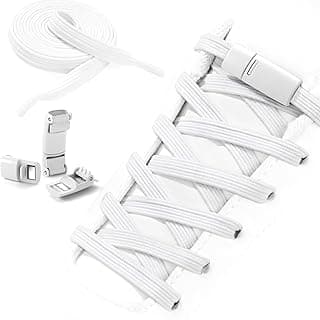 WYYDZHTER No Tie Elastic Shoelaces Stretch, With Magnetic Shoe Laces Lock,One Size Fits All Kids & Adult