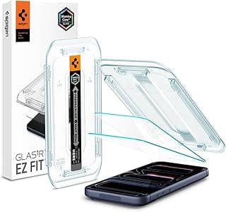 Spigen GLAStR EZ FIT Screen Protector for iPhone 17 PRO | iPhone 17 | iPhone 16 Pro Premium Tempered Glass - Case Friendly with Sensor Protection [2 PACK]