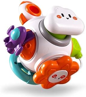 Montessori Sensory Toys for Toddlers 1-3 - Travel Activities Busy Board Cube - Baby Gifts for 6 9 12 18 Months 1 2 One Year Old Infant Boys Girls - Airplane Plane Car Travel Toys Educational Learning