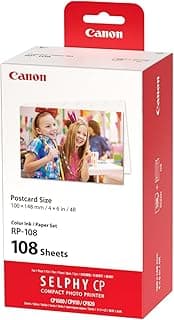 Canon Rp108I Postcard Sized Photo Paper 100 ×148 mm KSA Version with KSA Warranty Support