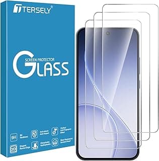 [3 Pack] T Tersely Tempered Glass Screen Protector for OPPO Reno 15F 5G, Case Friendly, Ultra-Clear, Shatterproof, Anti-Scratch Film for Enhanced Protection