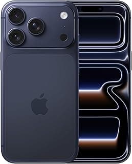 Apple iPhone 17 Pro 256 GB: 6.3-inch Display with ProMotion up to 120Hz, A19 Pro Chip, Breakthrough Battery Life, Pro Fusion Camera System with Center Stage Front Camera; Deep Blue