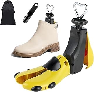 Tigcent Schuhspanner Damen und Herren Stiefelspanner mit Schuhlöffel, 4-Wege Schuhdehner Schuhweiter für Einstellbare Länge und Breite