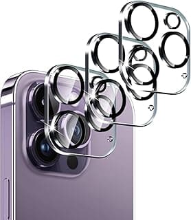 Camera Lens Protector 9H Tempered Glass for i-Phone 14 Pro and i-Phone 14 Pro Max, Anti-Scratch, Case Friendly, Does Not Affect Night Shots.