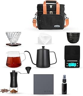 Mibru drip brew set contains pieces to drip and filter coffee (V60 Drip set 9 pcs)
