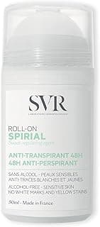 SVR SPIRIAL - 48hr Roll-On Anti-Perspirant Deodorant for Normal to Intense Sweating, Alcohol ad Fragrance-Free, 50ml