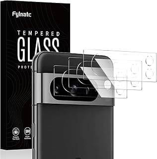 3 Pack Camera Lens Protector for Google Pixel 8 Pro Accessories Camera Protector Screen Cover 9H Tempered Glass, Anti-Scratch, HD Clear, Does Not Affect Night Shots