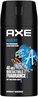Axe Mini Men Deodorant Body Spray, Anarchy, 48 hours of irresistible fragrance, 120ml