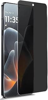 [2 Pack] Fegishilly Privacy Screen Protector Compatible with Motorola Signature 5G Tempered Glass, 9H Hardness Scratch Resistant Easy to Install Anti-Spy Screen Protector