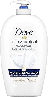 Dove Care & Protect Moisturising Hand Wash, 100% sensitive skin friendly, Original, with 1⁄4 moisturising cream, 500ml