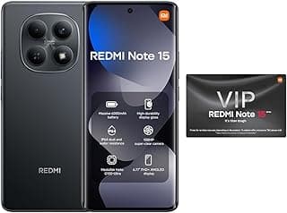 REDMI Note 15 Black 8G RAM 256G ROM + Bud 6 Play - Global Version