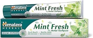 Himalaya Since 1930 Mint Fresh Herbal Toothpaste Prevent Mouth Odour & Ensure Long-Lasting Fresh Breath -100ml