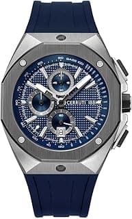 Cerruti 1881 Arezzo Chronograph Watch for Men - Blue Dial, Stainless Steel
