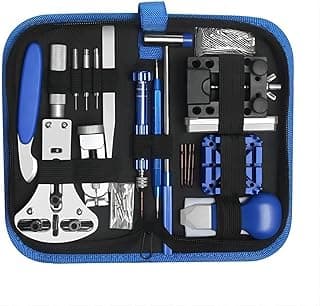 Aputue Aputue Watchmaker Kit, Complete Watch Repair Tools Kit for Maintenance and Repair, Comprehensive Watchmaker Kit for DIY Watch Repair, Professional Grade Tools for Watch Back Removal and Adjustment