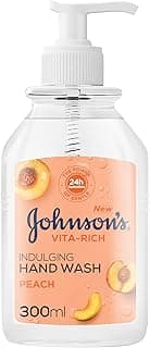 Johnson & Johnson Vita-Rich, Indulging Hand Wash, Peach, 300ml