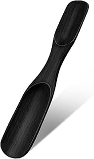 ZOMAKE Travel Shoe Horn Wooden, Shoehorn Portable Short Handle 25 CM, Small Wood Shoe Helper Stick, Shoe Lifter Spoon with Rope for Men Women Seniors Kids