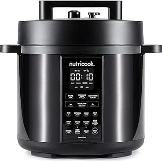 Nutricook Smart Pot 8 Litre 9-In-1 Instant Programmable Electric Pressure Cooker | Model No Sp208K