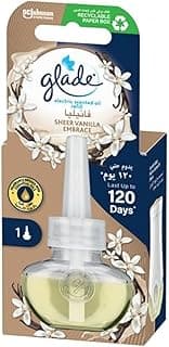 Glade Electric Plugins Air Freshener, Vanilla Scented Oil Refill