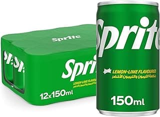 Sprite regular carbonated soft drink, cans, 12 x 150 ml