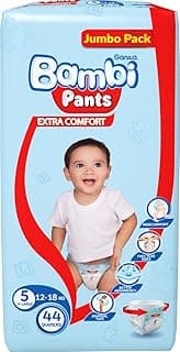 Sanita Bambi Pants, Size 5, XL, Jumbo Pack, 44 Diapers