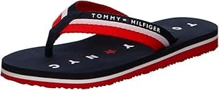 Tommy Hilfiger Women's Tommy Loves Ny Beach Sandal Flip Flops, Beige (Cobblestone 068), 6 UK