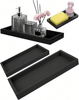 1PC Premium Silicone Storage Tray Organizer for Keys Makeup Jewelry On Bathroom Kitchen Sink Counter Home Decor Christmas Summer (S)