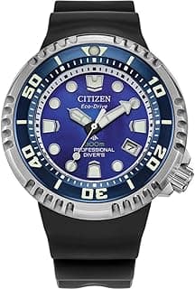 Citizen Promaster Eco-Drive Analog Wrist Watch for Men, 46 mm Case Diameter, Blue/Black