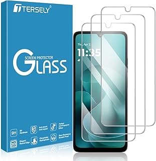 T Tersely 【3 Pack】 Tempered Glass Screen Protector for Motorola G06, Case Friendly, Ultra-Clear, Shatterproof, Anti-Scratch Film for Moto G06
