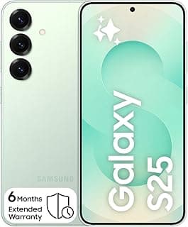 Samsung Galaxy S25 AI Phone, 256GB Storage, 12GB RAM, Mint, Android Smartphone, 50MP Camera, 6 Month Extended Manufacturer Warranty (KSA Version)(Amazon Exclusive)