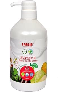 FARLIN Eco-Friendly Liquid Cleanser 2.0 for Baby Bottles, Accessories, Fruits and Vegetable - (700ml) bottle