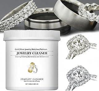 KASTWAVE Jewelry Cleaner Solution – For Diamond, Gold, Silver, Gemstones, and Watches, Effective Tarnish Remover for All Jewelry Types