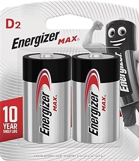Energizer D Square Max Alkaline Batteries E95 Bp2