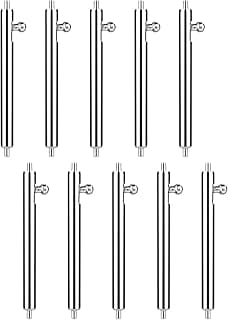 10pcs 20mm Quick Release Spring Bars, Stainless Steel Watch Pins Replacement Strap Link Pins Compatible for Samsung Galaxy Watch 6/Galaxy Watch 5/5 Pro/Galaxy Watch 4/4 Classic