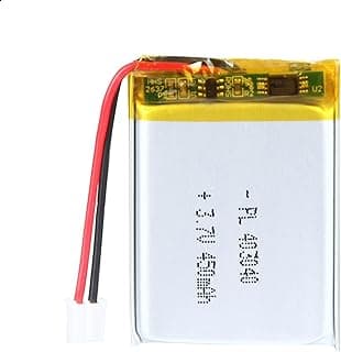 Uxney 3.7 V 450 mAh Battery 403040 Lithium-Polymer Ion Lithium-Ion Li-Po Battery with 2P-PH Connection with 2.0 mm Pitch