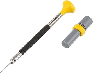 Bergeon 55-682 6899-AT-080 Stainless Steel Ergonomic 0.80mm Screwdriver with Spare Blades Watch Repair Kit