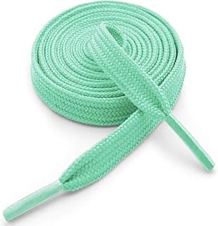 Solid Flat Shoe Laces for Sneakers: Hollow Thick Athletic Shoelaces 1 Pair