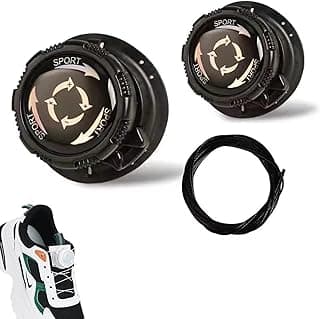 Lxeqiony No Tie Shoelaces Rotating Automatic Buckle Shoes Laces Lock Shoe Laces Tieless for Adults, One Size