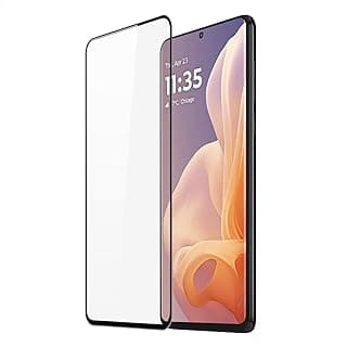 DUX DUCIS CURVED Tempered Glass Screen Protector Designed for Motorola Moto G85/S50 Neo, 0.33mm High Aluminum-Silicon Glass Anti-Spy Screen - Black (1-Pack)