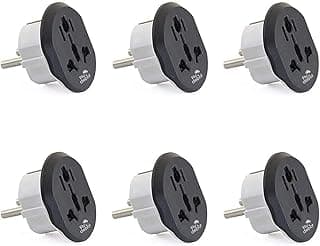 Fly Depot Electrical Socket - فيش ثلاثي E/F type power adapter plug (6)