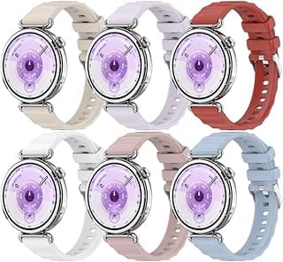 Gransho Compatible with Huawei Watch GT 5 41MM / GT6 41mm / GT4 41MM / GT5 Pro 42mm Soft Silicone Watch Strap, Ideal Replacement NO260126